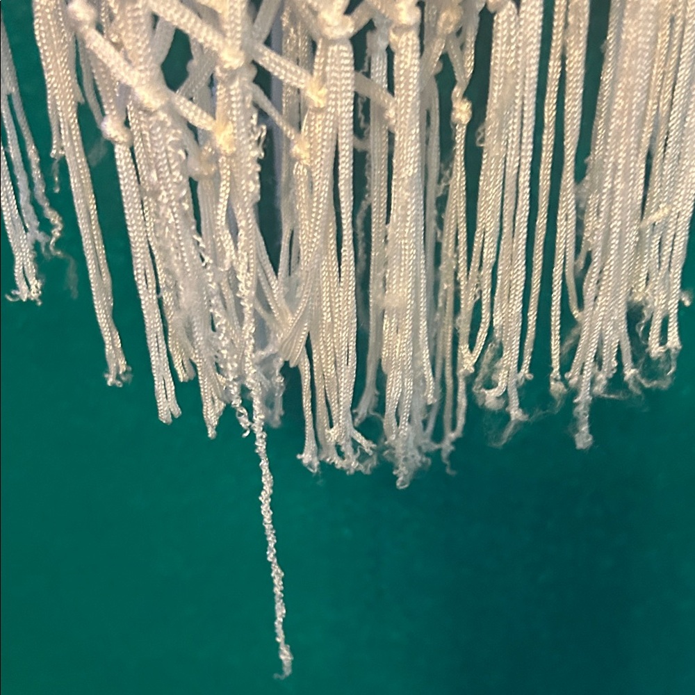 Lilly Pulitzer 100% silk Fringe Kimono - Picture 9 of 10